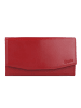 Esquire New Silk Geldbörse Leder 18 cm rot