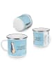 Mr. & Mrs. Panda Tasse Pinguin mHerzieren mit Spruch in Eisblau