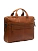 The Chesterfield Brand Frazer Aktentasche Leder 38 cm Laptopfach in cognac