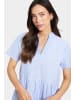 SAINT TROPEZ Kleid ElmikoSZ A-shape in Chambray Blue White Stripe