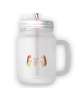 Mr. & Mrs. Panda Mason Jar Igel Seilhüpfen ohne Spruch in Transparent