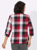 WITT WEIDEN Karo-Bluse in rot-schwarz-kariert