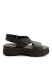 Tamaris Plateau Sandaletten in Schwarz