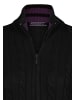 Felix Hardy Grobstrick Zopfmuster Langarm Strickjacke in Schwarz