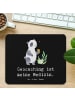 Mr. & Mrs. Panda Mauspad Panda Geocaching mit Spruch in Schwarz