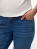 mama licious Umstandsjeans mit Straight Fit in Medium Blue Denim