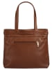 Samantha Look Shopper echt Leder in cognac