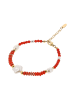 usha FESTIVAL Women Bracelet With Beads in Grange White