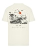 F4NT4STIC T-Shirt Escape Discover the World Town Train Station in sand