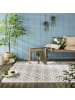 KADIMA DESIGN Wetterbeständiger Teppich in Geometrie-Optik