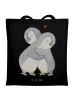 Mr. & Mrs. Panda Shopper Pinguine Kuscheln ohne Spruch in Schwarz
