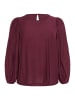 KAFFE curve Langarm-Bluse KCviva Regular fit in Windsor Wine