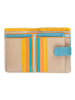 MYWALIT Medium Snap Wallet Geldbörse Leder 13 cm sardinia