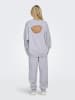 ONLY Sweatshirt in Light Grey Melange