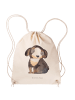 Mr. & Mrs. Panda Jutebeutel Hund Entspannen ohne Spruch in Creme