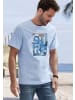 John Devin T-Shirt in hellblau