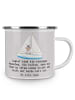 Mr. & Mrs. Panda Becher Segeln Lebenswind mit Spruch in Grau Pastell