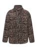 LASCANA Fleecejacke in leo-braun