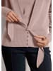 MADELEINE Kaschmirstrickjacke mit V-Ausschnitt in dunkelpuder