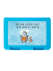 Mr. & Mrs. Panda Bentobox Pinguin & Maus Wanderer mit Spruch in Eisblau