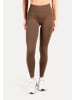 SMILODOX Leggings Adrielle Pocket Seamless in Braun