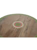 Giner y Colomer Runder handbemalter Esstisch aus Mangoholz in Multicolored