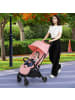 COSTWAY Kinderwagen klappbar in Rosa