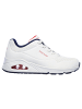 Skechers Lowtop-Sneaker UNO - STAND ON AIR in white/navy/red