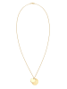 Elli Halskette 925 Sterling Silber Geo, Plättchen in Gold