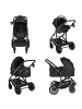 Moni Kombikinderwagen 3in1 all Road in schwarz