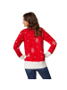 tectake Festtagspullover, Strickpullover in weihnachtlicher Farbgebung