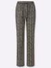 WITT WEIDEN Jerseyhose in schwarz-gezackt