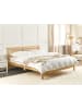 Beliani Doppelbett MAYENNE in Braun - (W) 149 x (H) 88 x (L) 208 cm