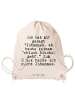 Mr. & Mrs. Panda wander rucksack Ich hab mir gesagt... mit Spruch in Creme