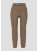 s.Oliver Hose 7/8 in Beige-schwarz