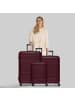 Redolz Essentials 11 4 Rollen Kofferset 3-teilig mit Dehnfalte in burgundy