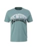 QS T-Shirt in 63D0_helles petrol