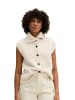 Marc O'Polo Ärmelloser Cardigan slim in Light Stone Melange