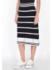 DreiMaster Women Skirt in navy white stripe