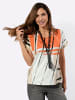 WITT WEIDEN Print-Shirt in orange-sand-bedruckt
