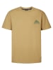 Petrol Industries T-Shirt mit Rückenaufdruck Conchfront in Gelb