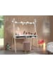 58 aufm Kessel KINDERSCHREIBTISCH Karilynn 116x75x160 MDF+Massivholz Weiß