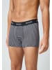 SNOCKS Boxershorts aus Bio-Baumwolle Schwarze Streifen 6 Stück