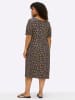 sheego Jersey-Kleid in tiefblau-ozean-bedruckt