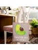 Mr. & Mrs. Panda Beuteltasche Avocado Schwangerschaft mit Spruch in Braun Pastell