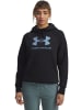 Under Armour Hoodie "Rival Shimmer Hoodie Fleece" in Schwarz