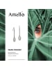 Amello Ohrringe Edelstahl (Stainless Steel) Oval Ohrhänger