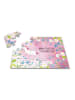 Mr. & Mrs. Panda Puzzle Einhorn Yoga mit Spruch in Rot Pastell