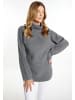 usha WHITE LABEL Damen Pullover in Dunkelgrau Melange