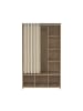 ebuy24 Kleiderschrank Kit Nussbaum 105 x 49 cm